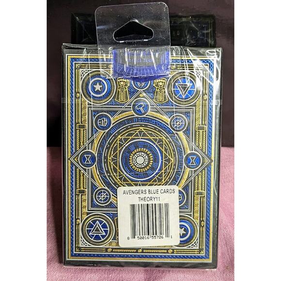 Theory 11 Marvel Avengers Blue Edition Playing Cards ~ Infinity Saga ~ Unopened - Picture 2 of 4